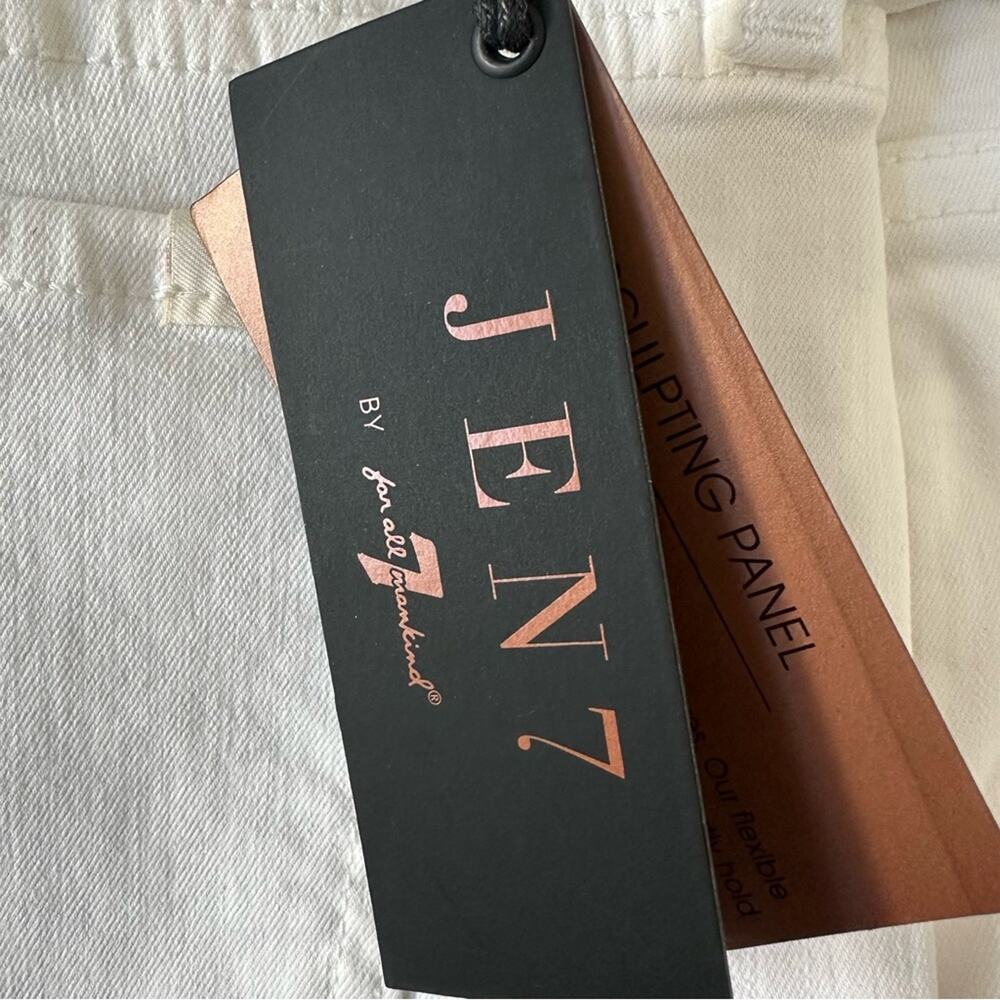 Jen7 by 7 for all mankind eyelet hem ankle skinny jeans Size 14 - Picture 7 of 13